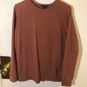 Apricot colored crewneck
